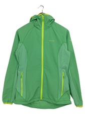 SALEWA Damen Leichte Jacke Outdoor Sportlich Gr. 38/S Grün Polyester Kapuze