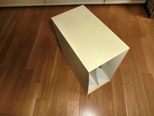 LP Schallplatten Box / Ständer in Weiß  Aufbewahrung Original 70er Vintage