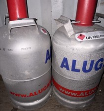 2x 11kg Alu-gasflaschen mit