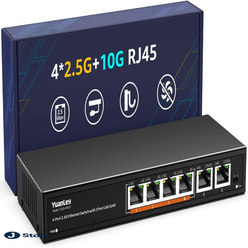 Port 10g ethernet switch - 6-port,