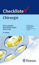 Checkliste Chirurgie von Largiadèr, Felix, Saeger, Hans-... | Buch | Zustand gut