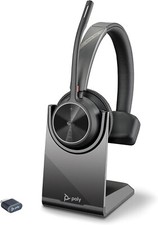 (B) Plantronics Poly HP – schnurloses Voyager 4310 UC-Headset mit Ladestation
