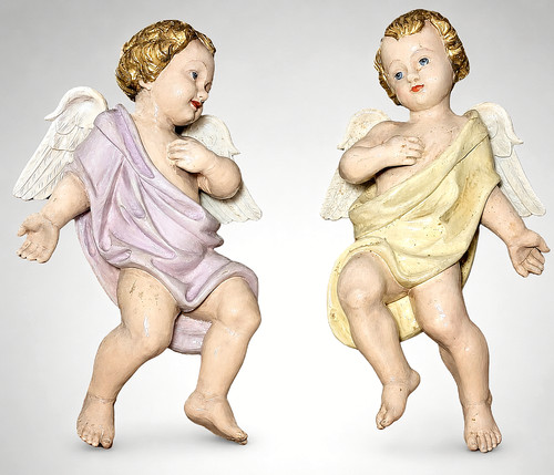 Barockes engelpaar 1750 - barockes, um