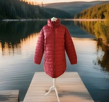 NEU Leichtsteppmantel Gr L Rot Winter Mantel Blue Motion