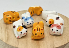 Porzellan Keramik Perlen Katze