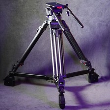 Sachtler Video 25P Plus Stativ EFP 2 CF Stativ Bodenspinne + Dolly S