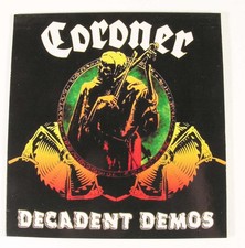CORONER DECADENT DEMOS CARDCASE CD US XEROCKS 2014 RARE