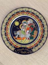 Rosenthal Weihnachtsteller 3 Stück Björn Wiinblad Rosenthal Limitierte Kunst 1 a