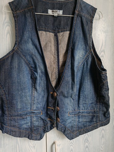 Damen jeans weste - jeans, gr.