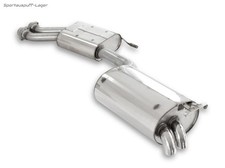 FOX Edelstahl Sportauspuff-Komplettanlage Mercedes SL R129 2x55mm