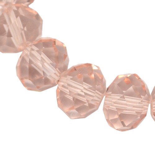 Glasperlen rondell 6x4mm - glasperlen,