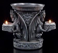 Drachen Teelichthalter - Drei