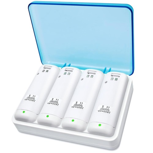 Wii akku ladegerät 4x2800mah - wii,