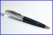 vintage WATERMAN Carene Deluxe Dreh Kugelschreiber in Schwarz und Silber