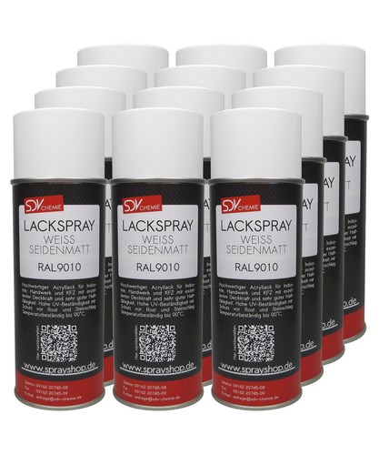 12x lackspray ral - 12x, 9010
