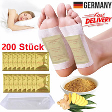 200-Stk Fußpflaster Fusspflaster Fußpflege entgiftungspflaster füße bambu