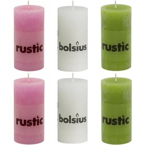 Stück rustic stumpenkerzen - 8,