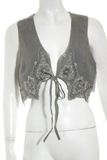 120% LINO Weste Damen Gr. DE 40 grau Casual-Look