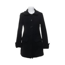 Divided by H&M, Mantel, Damen, Größe: 36, Schwarz, Polyester/Viskose/Wolle -vq3