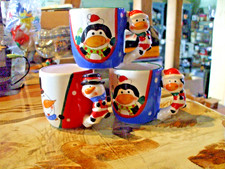 3 Weihnachtstassen mit