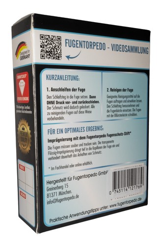 Fugentorpedo bürsten set - fugentorpedo, bürsten-set