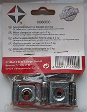 Spiegelklammern 4 Stück für