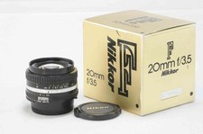 Nikon F Nikkor 20 3.5 AiS Ai S Nippon Kogaku Japan 1984
