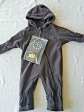 BMS, Kapuzenoverall, Antarctic Clima Fleece, gefüttert, braun, Gr. 62, neu 