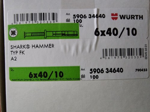 Würth nageldübel dübel - nageldübel,