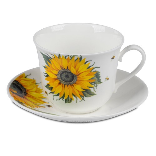 Jumbotasse mit untertasse - mit,