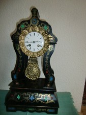 WÜNDERSCHÖNE    Französische Portal  Uhr Ca 1855 - 1860 j Napoleon 3 .