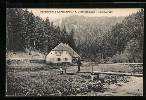 Ansichtskarte stadtsteinach - ansichtskarte,