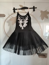 Mädchen Tanzanzug Schwanensee 140 Tutu Schwarz Ballett