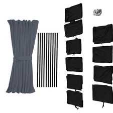 Sonnenschutz Vorhänge Set