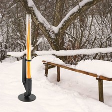 Feuersäule hitzebeständig Glas Pellet Fackel Ambiente Feuerrohr Feuerfakel 131cm