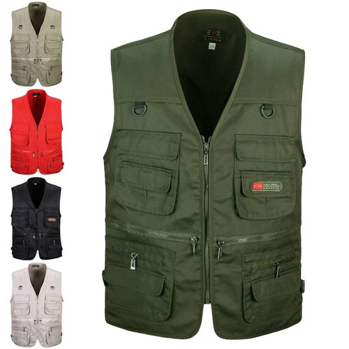 Herren safari weste mit - safari-weste,