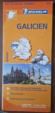 Landkarte Michelin 571 Region Galicien  1:400 000