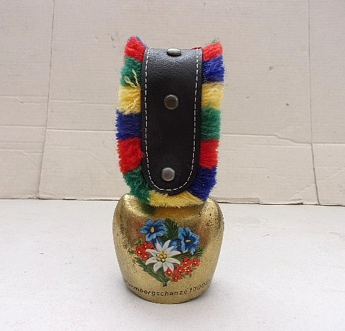 Kleine messing kuhglocke - messing,