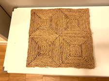 Teppichfliesen / Maisstroh / Natur / 30 x 30 cm / 7 Stk.