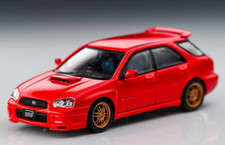 SUBARU Impreza WRX STI - 8th Gen Wagon  - red - Furuya 1:64