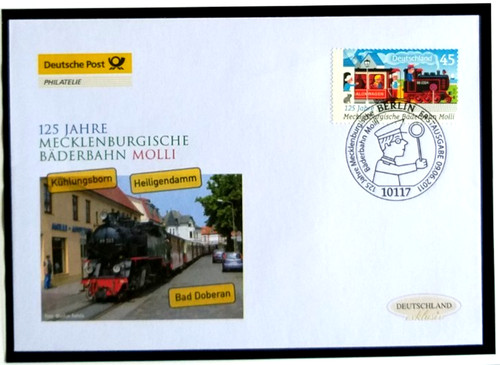 Brd 2011 fdc 125 jahre - brd,