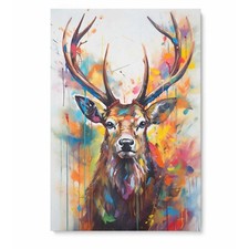 Hirsch Leinwandbild, Wandbild