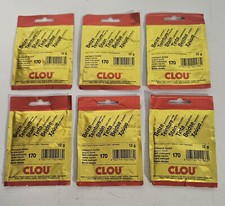 6x   CLOU Pulverbeize 12 g - Nr. 170, Mahagoni dunkel