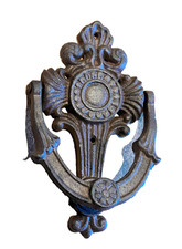 Türklopfer Jugendstil Gusseisen Antik Deko Vintage Haustür Klingel Eisen Retro