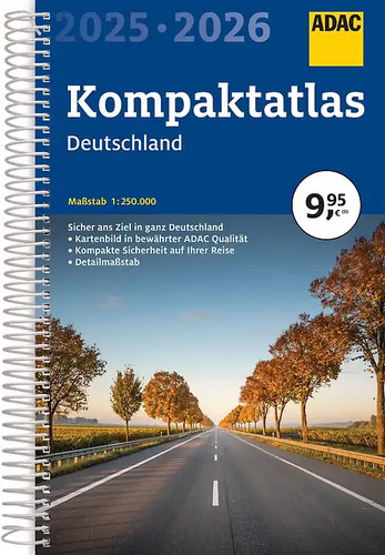 Adac kompaktatlas 2025 2026 - kompaktatlas, 2025/2026