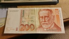 200 Deutsche Mark Schein 1989