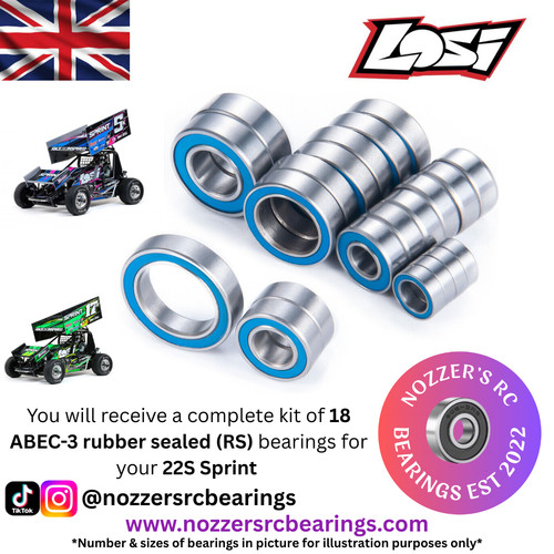 Losi 22s sprint kompletter - 22s,