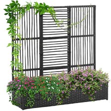 Polyrattan Hochbeet mit