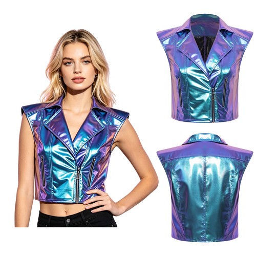 Damen glänzende metallic - de,