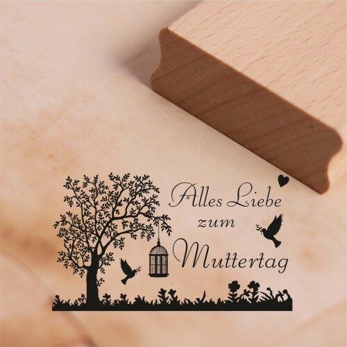 Motivstempel alles liebe - alles,